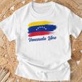 Venezuela Flag Proud Americanenezuelanenezuela Libre T-Shirt Geschenke für alte Männer