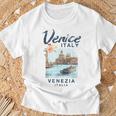 Venice Italy Enice Italiaintage T-Shirt Geschenke für alte Männer