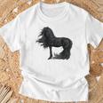 Vernice Per Cavalli Equestre Cavaliere Frisone Regalo Di Maglietta Regalos para ancianos