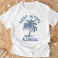 Vintage Fort Myers Florida Palma Fl Retro Maglietta Regalos para ancianos