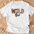 Wild Bro Zoo Born Two Be Wild B-Day Safari Jungle Animal T-Shirt Gifts for Old Men
