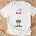 Women's Chef Elf Partner Look Christmas For Women T-Shirt Geschenke für alte Männer