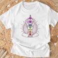 Zen Yoga Meditación Siete Chakras Salud Camiseta unisex Regalos para ancianos