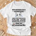 Zum Farewell Glückwunsch Zu Deiner Flucht Employee Gray S T-Shirt Geschenke für alte Männer