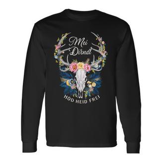 Replacement Dirndl Mei Dirndl Hod Heid Frei Oktoberfest Langarmshirts - Seseable