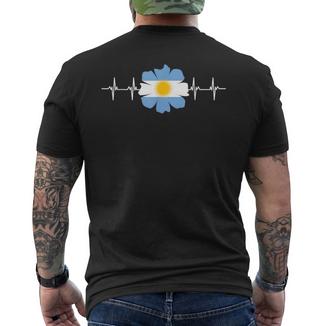 Argentina Flag T-Shirt mit Rückendruck - Geschenkecke