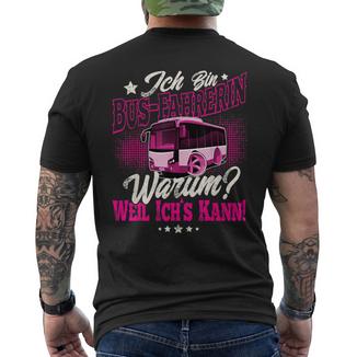 Bus Driver Bus Driver T-Shirt mit Rückendruck - Geschenkecke