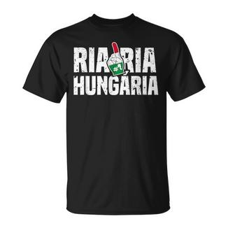 Ria Ria Hungária Magyar Hungary Fan Hungarian Flag T-Shirt - Seseable
