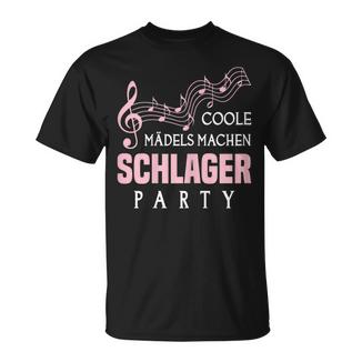 Women's Schlager Hit Party Music Hit Music Quote T-Shirt - Geschenkecke