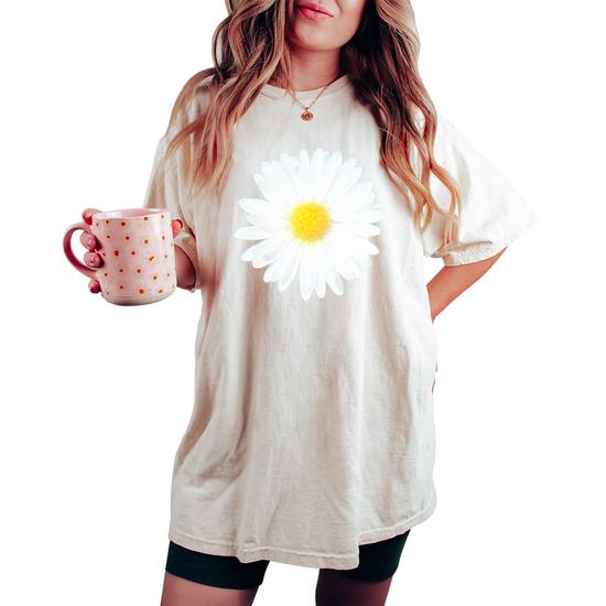 T-shirt bianca in misto cotone vestibilità regular in Bianco