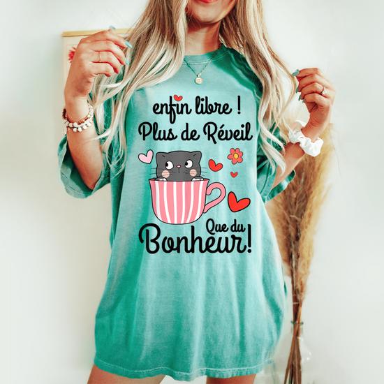 T-Shirt Humour Retraite Femme 2026 - « La Légende Prend Sa Retraite », Col V