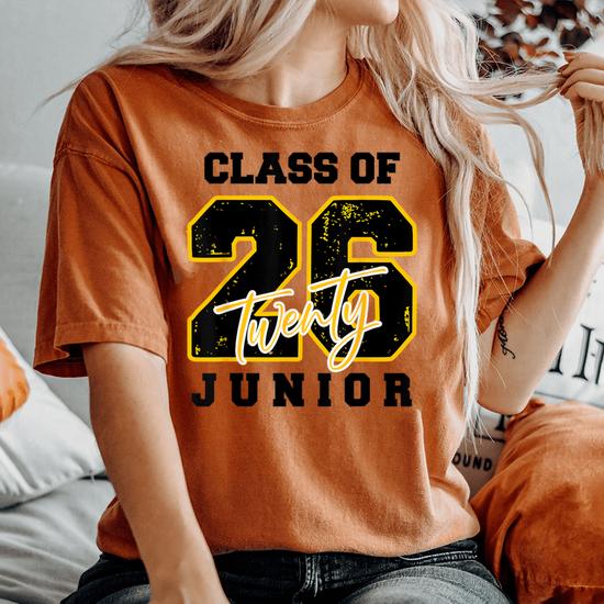 Class Of 2026 Junior High School Back To School 11Th Grade Women s Oversized Comfort T shirt Monsterry