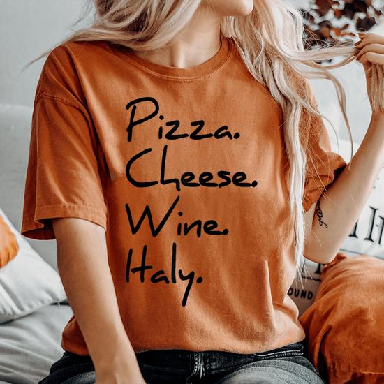 pizza shirt womens