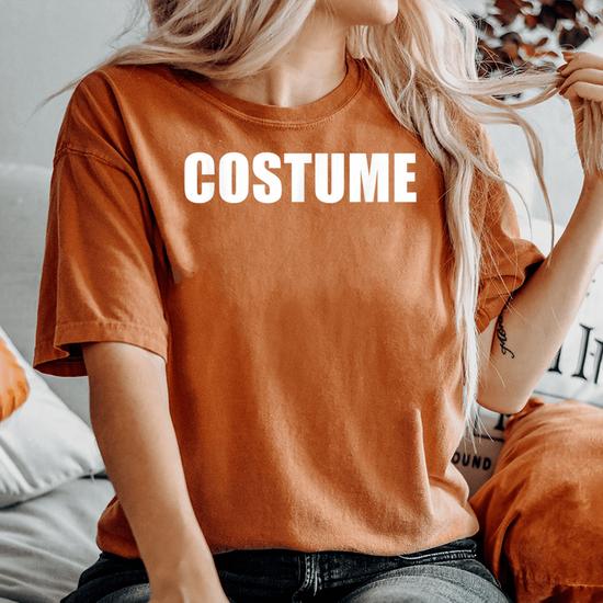 Oversized shirt costume best sale