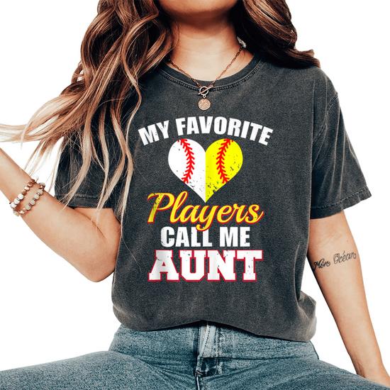 My Favorite Player Calls Me Mom T-Shirt Baseball Softball My Favorite Player Calls Me Mom T-Shirt Baseball Softball