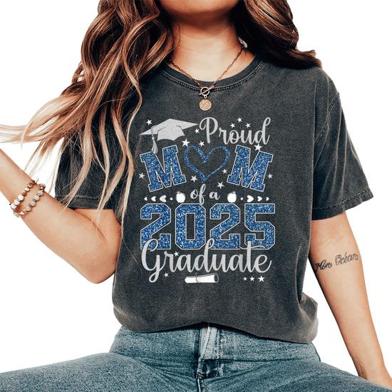 Womens Proud Mom Of A 2019 Graduate T-Shirt Senior Class Graduation Womens Proud Mom Of A 2019 Graduate T-Shirt Senior Class Graduation