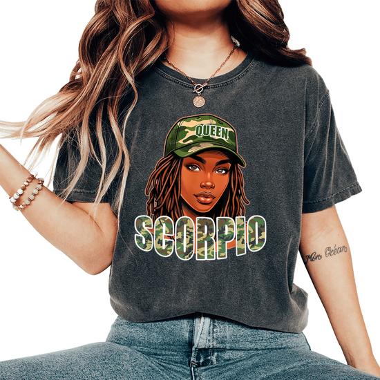 Scorpio Queen Tshirt For Black Women Scorpio Queen Tshirt For Black Women