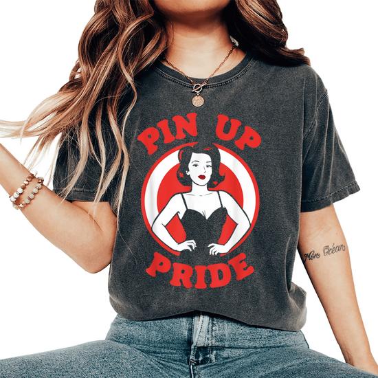 Tenue Retro Americaineintage Pinup Pride Sassy Pour Filles T shirt oversize confortable pour femme Cadeauxyz