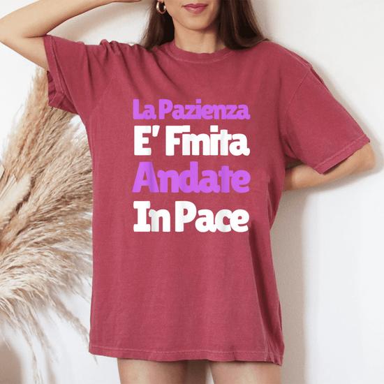 T shirt single - Maglietta Bianca - Ansia