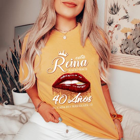 40 Años Camisetas De CumpleaÃ±os Mujer 40 Cumpleaños 40 Y Fabulosa
