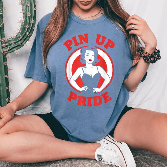 Tenue Retro Americaineintage Pinup Pride Sassy Pour Filles T shirt oversize confortable pour femme Cadeauxyz