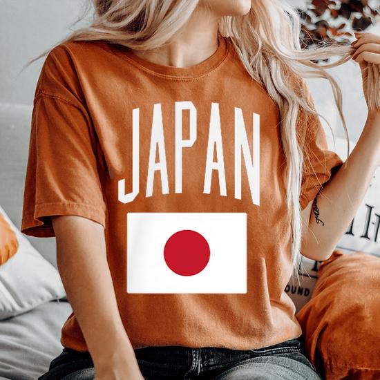 T-shirt Football Japon Enfant – Blanc, Manches Courtes, 65% Polyester 35% Coton