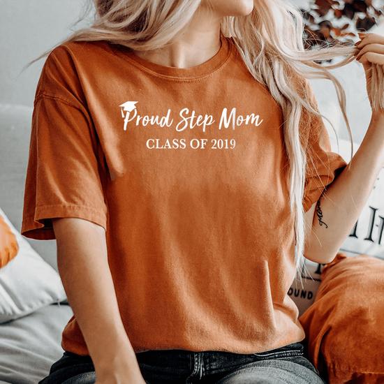 Womens Proud Stepmom Of 2019 Senior T-Shirt Womens Proud Stepmom Of 2019 Senior T-Shirt