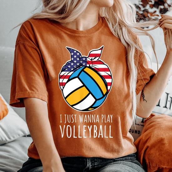 Maglietta Donna Pallavolo SUWATOIN - Manica Corta Con Stampe Tema Volley, Tessuto Morbid, Taglie S-2XL - 2