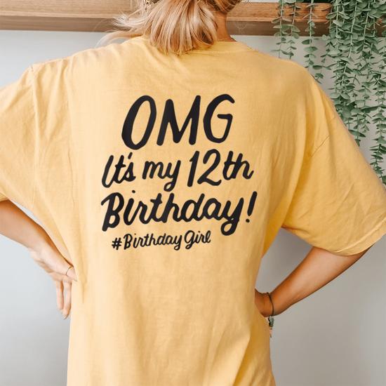 Omg It's My 12Th Birthday Girl 12 Years Old Birthday Women's