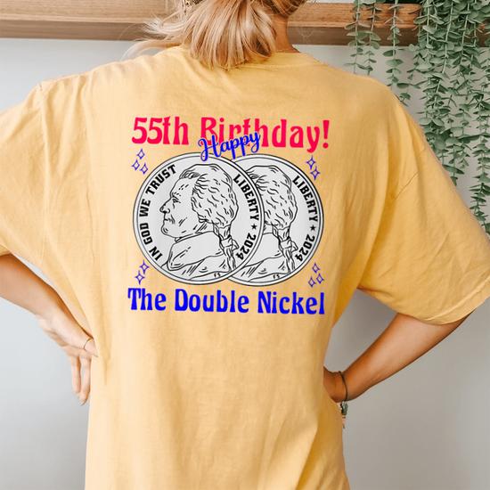 Custom 1969 Birthday Shirt For Women - 55th Birthday Gift Personalized With Birth Year