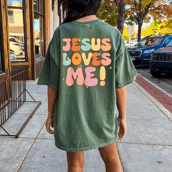 Christ Loves Me Christian Women T Shirt Christ Loves Me Christian Women T Shirt
