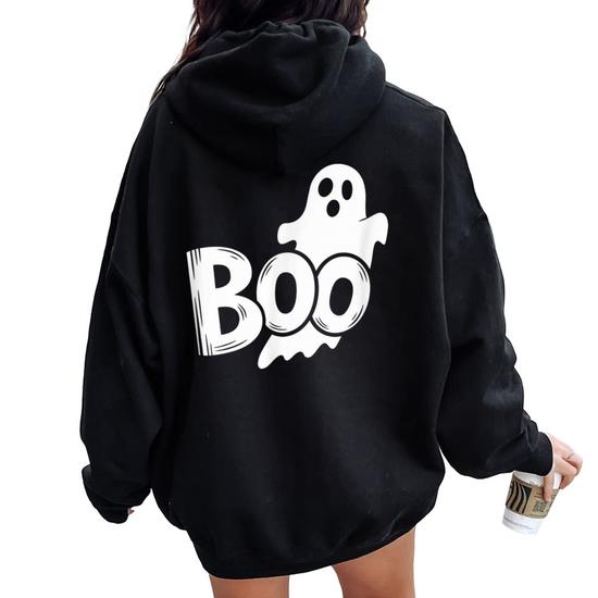 Pinchchoo Halloween Hoodie – 'This Is Some Boo Sheet' Ghost Retro Funny Pullover Hoodie For Men & Women - View #13