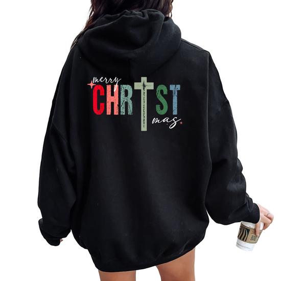 Merry Christmas Christian Hoodie Merry Christmas Christian Hoodie