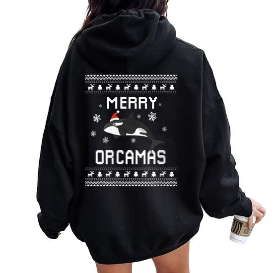 orca christmas sweater