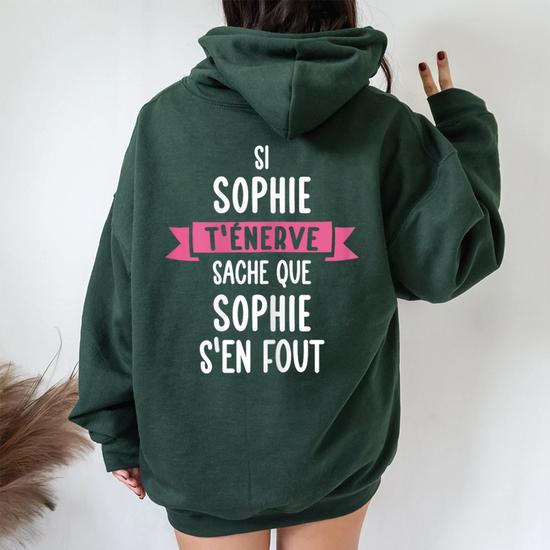 Sweat à Capuche Personnalisable – Ajoute Ta Photo Ou Texte Devant/dos – Taille S-3XL - 6