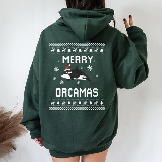 orca christmas sweater