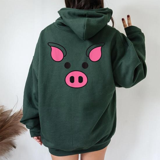 Pig Face Shirt Adult Kids Men Women Pig Face Costume Women