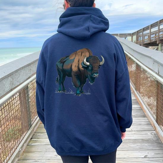 Buffalo Bison Animal Costume For Boys And Girls Women Oversized