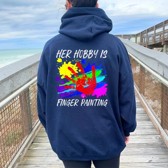 Painted woman hoodie best sale