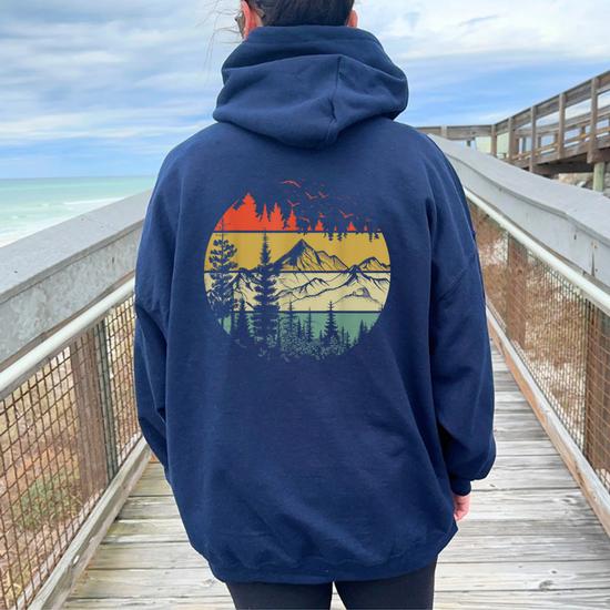 Vintage oversized hoodie women's hot sale