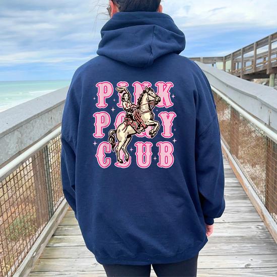 Pink pony hoodie sales