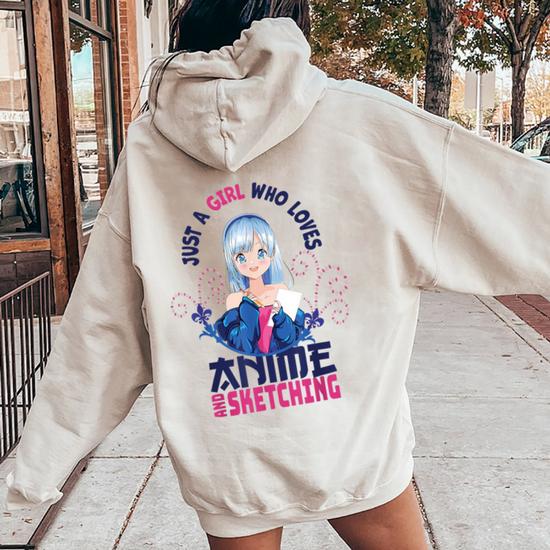 Otaku Girl Felpe Otaku Felpa Regalo Di Manga Anime Waifu Girl