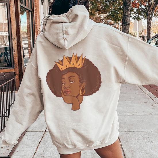 Fond De Fille Réaliste En Sweat-shirt à Capuche | Photo Gratuite