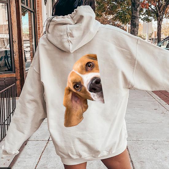 Felpa Con Cappuccio Donna - Zip Frontale, Stampa Cavallo, Morbida E Calda - Foto 9