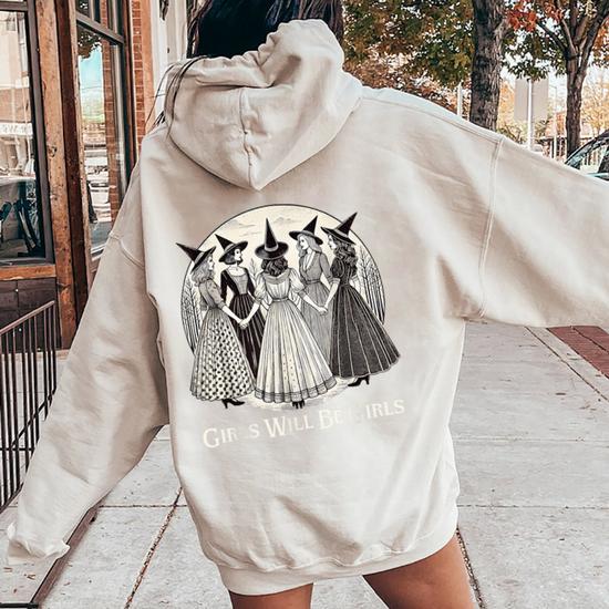 Vintage oversized hoodie women's sale