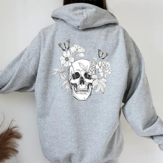 Sweat à capuche rose coeur brodé fille - Mode Grande Taille - Fashion Curvy Shop